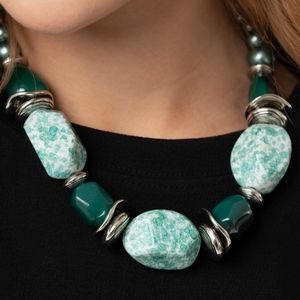 Necklace and earrings